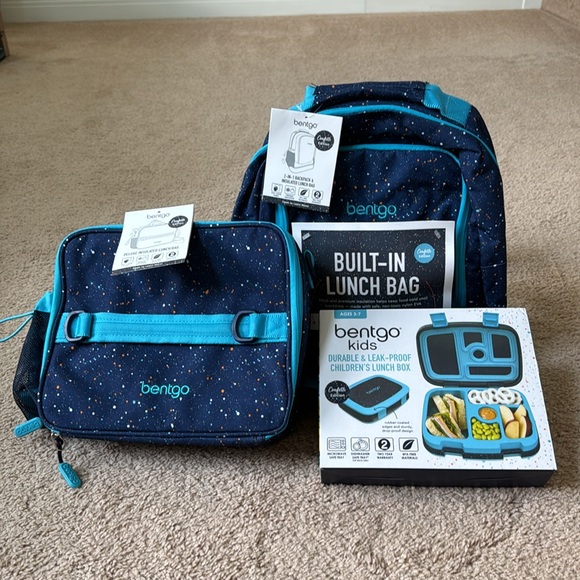 BENTGO BACKPACK CONFETTI DEEP SEA OCEAN SPACE BLUE - Picture 11 of 11